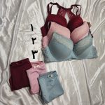 ست شورت و سوتین هارنس دار گیپور اسفنجی - Image 2